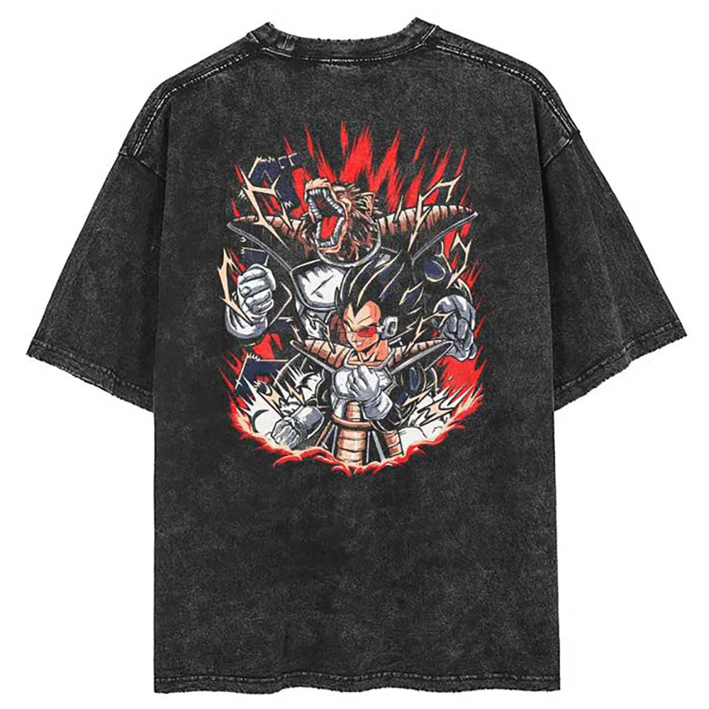 Dragon Ball Vegeta &amp; Oozaru Übergroßes T-Shirt