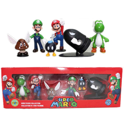 6 Mario-Figuren - Los 4