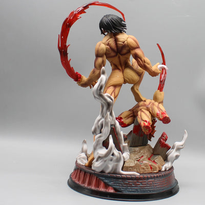 Figurine Attaque des Titans - Titan Assaillant vs Titan Machoire