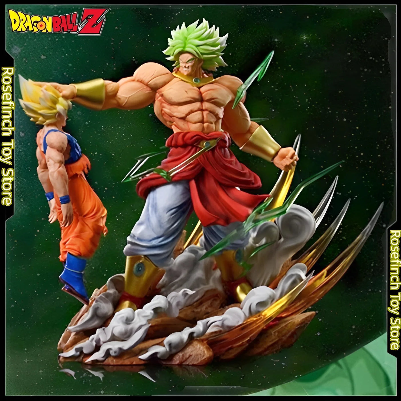 Figurine Broly Vs Goku - Dragon Ball Z Super