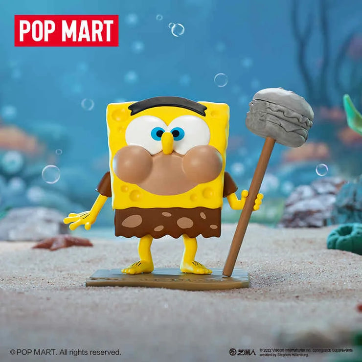Figurine Popmart Bob l'Eponge préhistoire - Bob l'Eponge