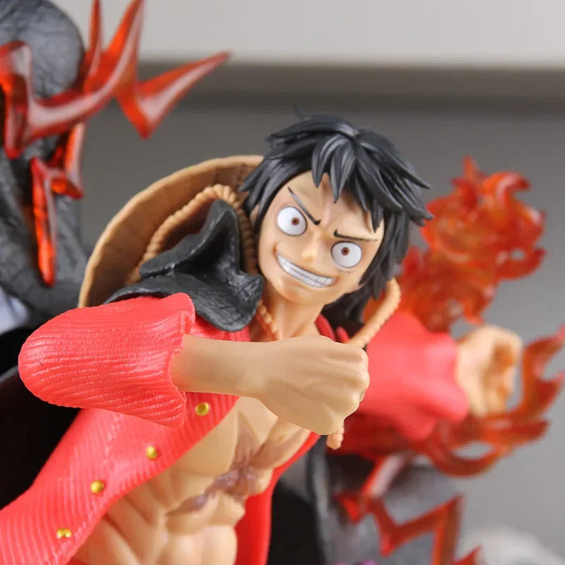 Figurine One Piece Luffy & Shanks