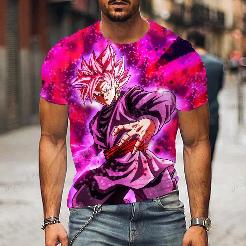 Camiseta Dragon Ball Goku Rosé Domination