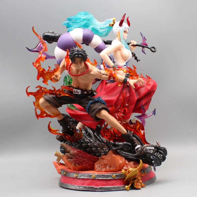 Figurine One Piece Ace & Yamato