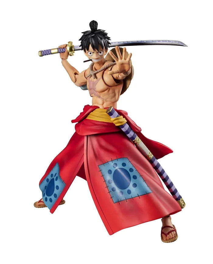 Figurine One Piece Luffy Wano Articulé