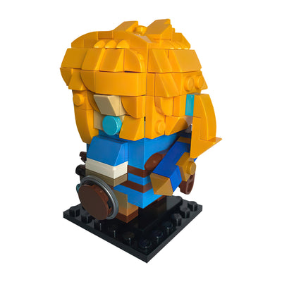 Minifigura LEGO Zelda MOC Link BrickHeadz (BOTW)