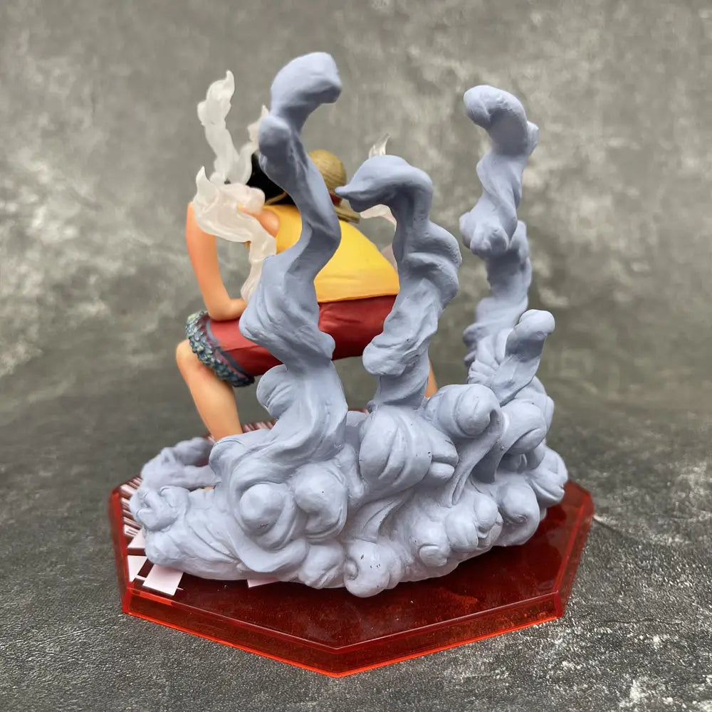 Figurine One Piece Luffy Gear 2 en Action