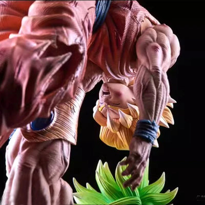 Figura pelea final Broly Vs Goku