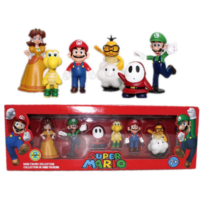 6 Mario-Figuren - Los 3
