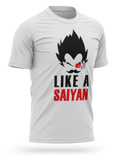 Dragon Ball Z como una camiseta Saiyan