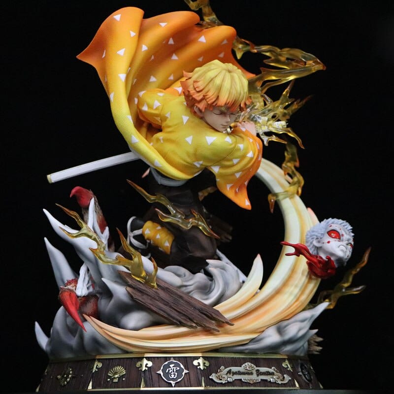 Figurine Collector en Resine Zenitsu Frappe Foudroyante