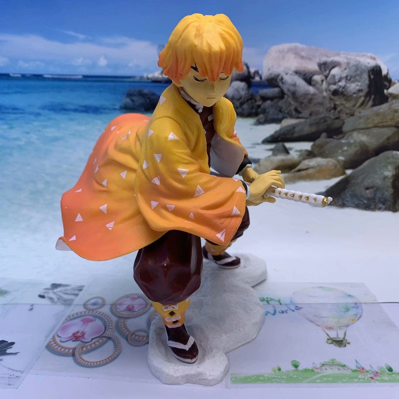 Figurine Demon Slayer Zenitsu 15 cm