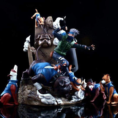 Figurine Kakashi Chiens Ninja