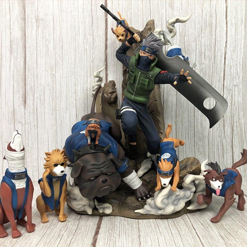 Figurine Kakashi Chiens Ninja