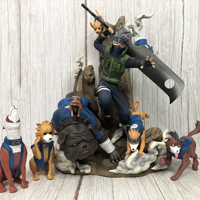 Figurine Kakashi Chiens Ninja