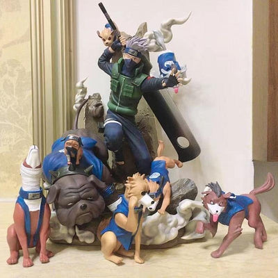 Figurine Kakashi Chiens Ninja