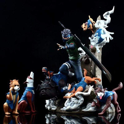 Figurine Kakashi Chiens Ninja