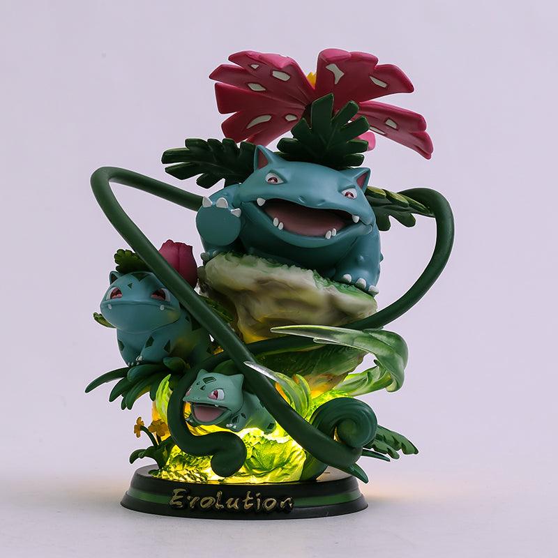 Figura Pokémon - Evolución de Bulbasaur