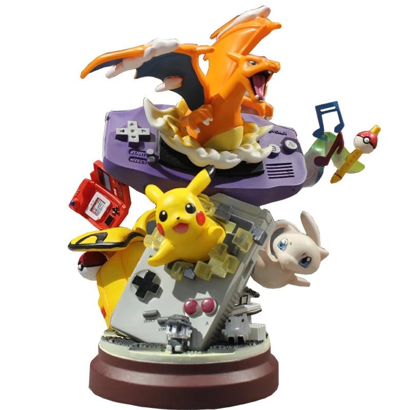 Figura Pokémon - Pikachu, Charizard y Mew