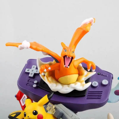 Figura Pokémon - Pikachu, Charizard y Mew