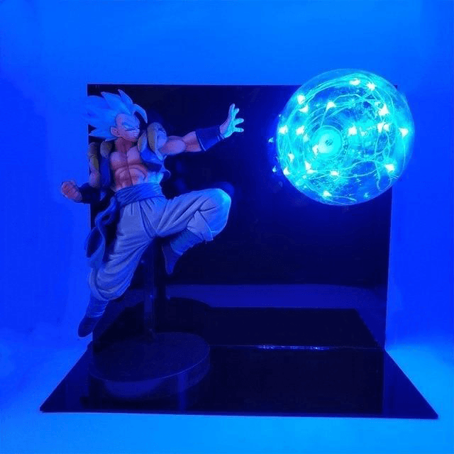 Dragon ball Super Gogeta Lámpara azul