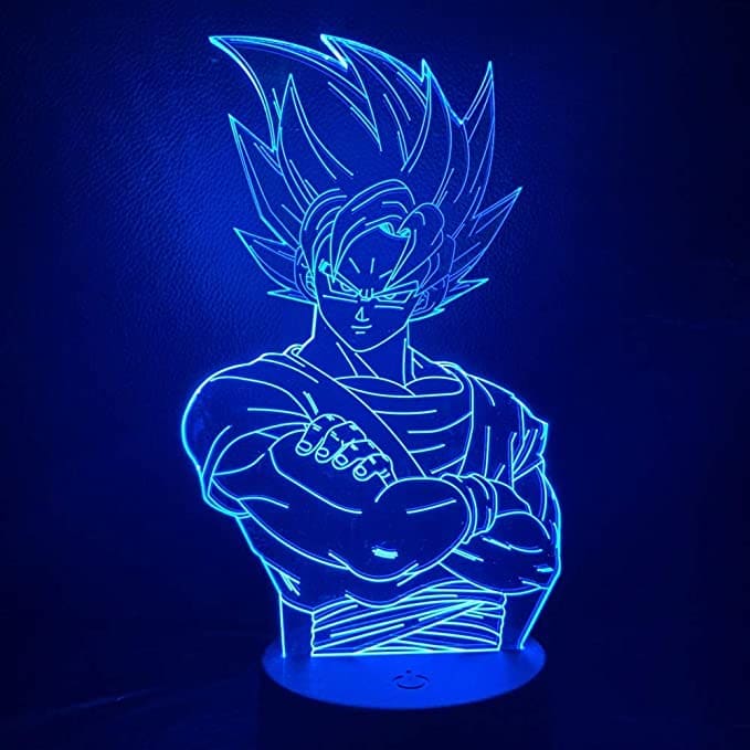 Lámpara LED Goku SSJ Rosado - Dragon Ball Z™