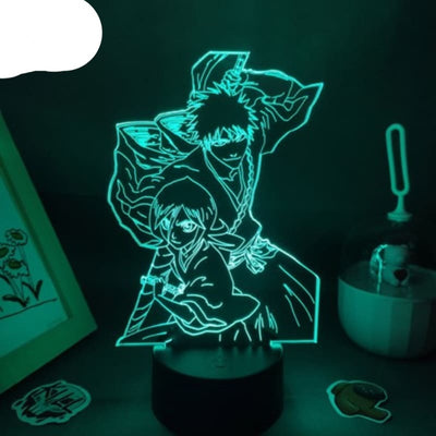 Lampe LED Ichigo avec Rukia - Bleach™