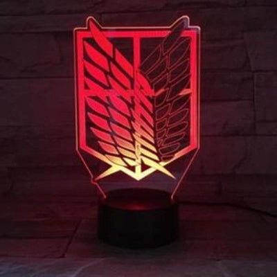 LED-Lampe mit Abzeichen des Survey Corps – Attack on Titan™