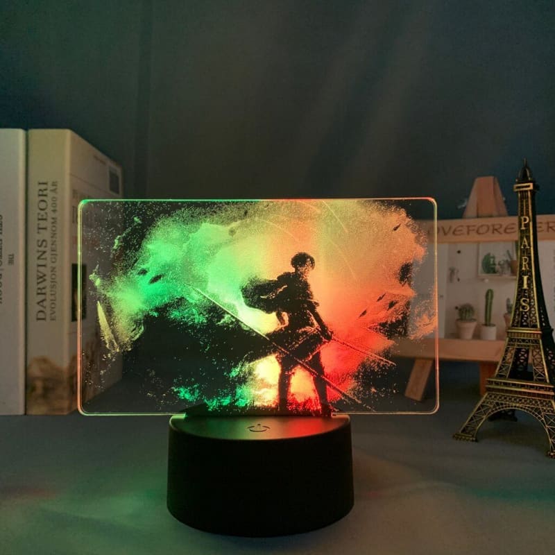 Zweifarbige LED-Lampe von Livail Ackerman – Attack on Titan™