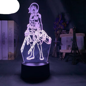 Lampe LED Mikasa Ackerman mode combat - Attaque des Titans™