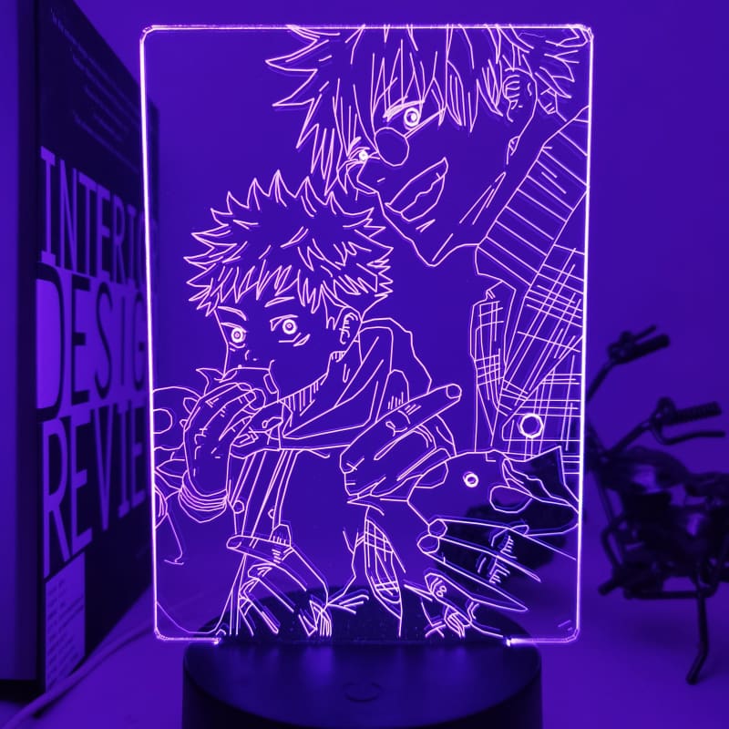 Satoru Gojo &amp; Yuji Itadori LED-Lampe – Jujutsu Kaisen™