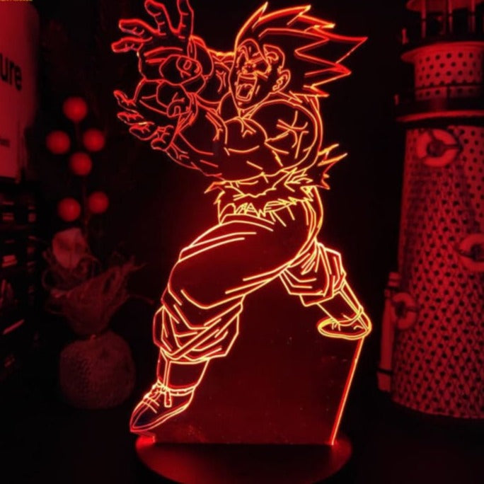 Lampe LED Son Goku Kaiôken - Dragon Ball Z™