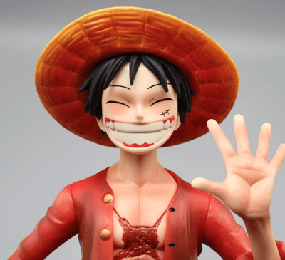 Figurine One Piece Luffy Salutations