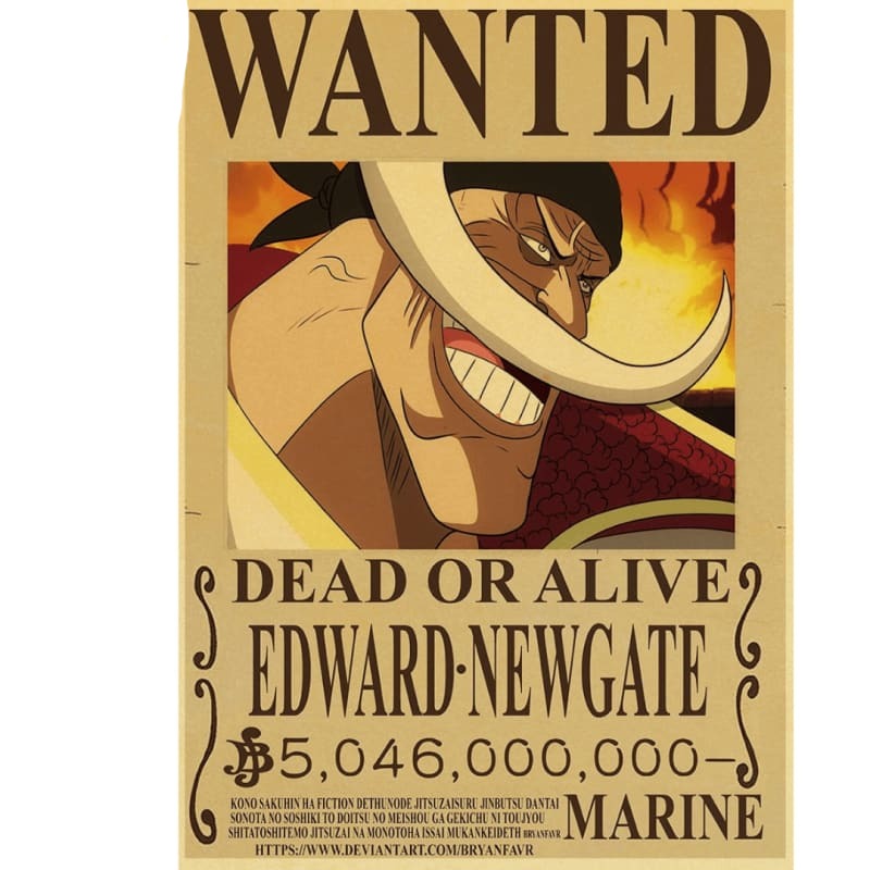 Poster Wanted Barbe Blanche - One Piece™