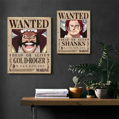 Poster Wanted Gol D. Roger – One Piece™