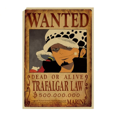 Poster Wanted Trafalgar D. Law  - One Piece™