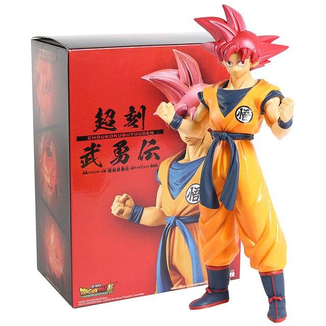 DBS Goku Super Saiyajin-Gottfigur