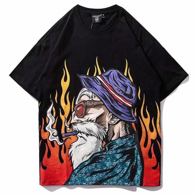 Dragon Ball Asiatisches Streetwear T-Shirt