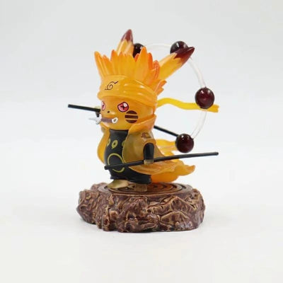 Figurine Pokémon Pikachu Naruto Uzumaki Kurama Mode