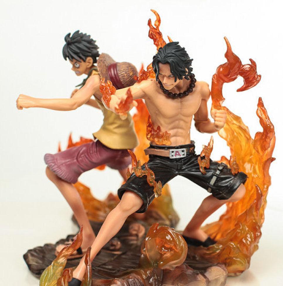 Figurine One Piece Luffy & Ace