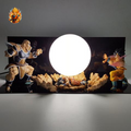 Lampe LED Goku vs Nappa — Dragon Ball Z