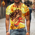 Figurine T Shirt Goku Saiyajin 4 x Shenron — Dragon Ball Z