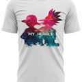 Figurine T shirt Goku & Luffy Héros — One Piece