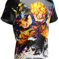 Figurine T Shirt Goku Rage Saiyajin — Dragon Ball Z