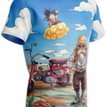 Figurine T Shirt Goku & Kame Sennin — Dragon Ball Z