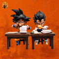 Figurine Goku & Vegeta de restaurant — Dragon Ball Z