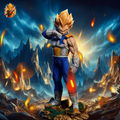 Figurine Vegeta Détermination — Dragon Ball Z