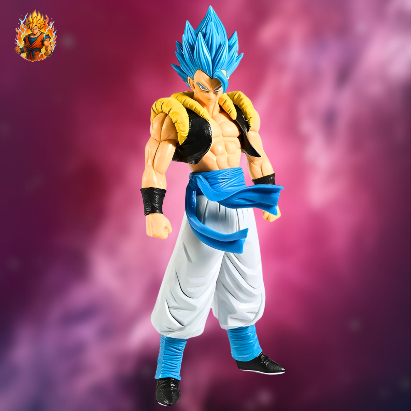 DBZ Gogeta Super Saiyan Figure Bleue