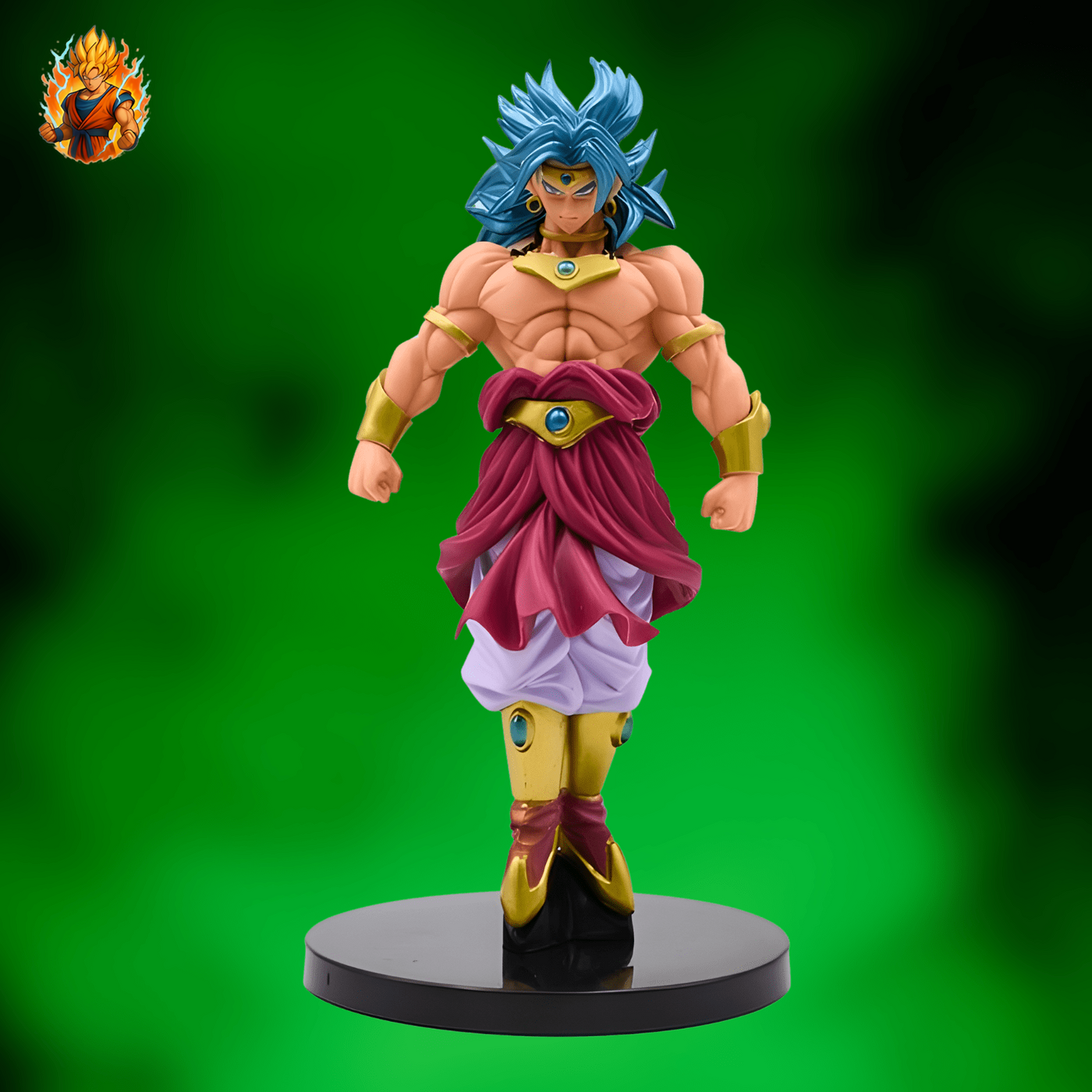 DBZ Broly Super Saiyan Figure Bleue