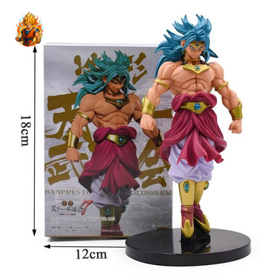 DBZ Broly Super Saiyan Figure Bleue